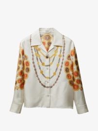 Versace Coin Print Shirt | Neutrals | FARFETCH at Farfetch